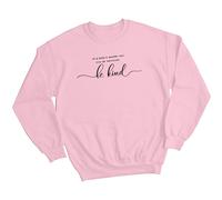 Felpa maglione donna Be Kind consapevolezza salute mentale ansia benessere #MHA