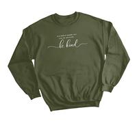 Felpa maglione donna Be Kind consapevolezza salute mentale ansia benessere #MHA