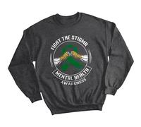 Felpa maglione donna Fight The Stigma consapevolezza della salute mentale...