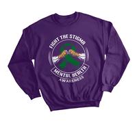 Felpa maglione donna Fight The Stigma consapevolezza della salute mentale...