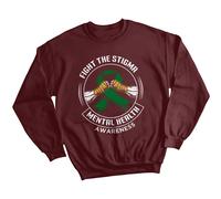 Felpa maglione donna Fight The Stigma consapevolezza della salute mentale...