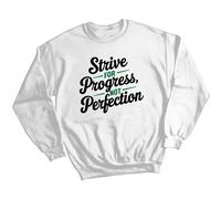 Felpa maglione donna Strive for Progress consapevolezza della salute...