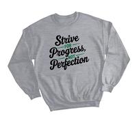 Felpa maglione donna Strive for Progress consapevolezza della salute...