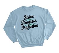 Felpa maglione donna Strive for Progress consapevolezza della salute...