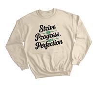 Felpa maglione donna Strive for Progress consapevolezza della salute...