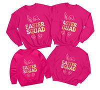 Felpa maglione Family Easter Squad Happy Easter Party Matching #ED