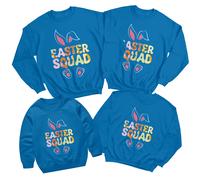 Felpa maglione Family Easter Squad Happy Easter Party Matching #ED