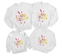 Felpa maglione Family Easter Squad Happy Easter Party Matching #ED