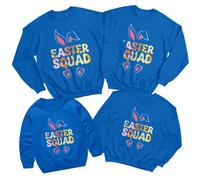 Felpa maglione Family Easter Squad Happy Easter Party Matching #ED