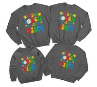 Felpa Maglione Family Its Touch Of The Tism Autism Awareness Day Spectrum #AD