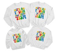 Felpa Maglione Family Its Touch Of The Tism Autism Awareness Day Spectrum #AD