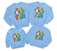Felpa Maglione Family Its Touch Of The Tism Autism Awareness Day Spectrum #AD