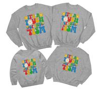 Felpa Maglione Family Its Touch Of The Tism Autism Awareness Day Spectrum #AD