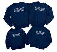 Felpa maglione Family Periodic Table Element Autism Awareness Day Spectrum#AD