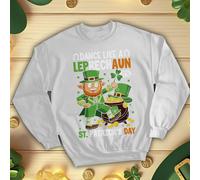 Felpa maglione Leprechaun Family Funny St. Patrick's Day Parade Irish #STPD