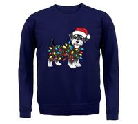 Felpa / Maglione Per Cani Miniature Schnauzer Di Natale - Cani Xmas Carini Amore