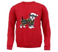 Felpa / Maglione Per Cani Miniature Schnauzer Di Natale - Cani Xmas Carini Amore