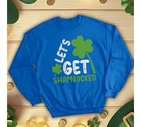 Felpa maglione Shamrock Family Funny St Patricks Day Irish Green Parade #STPD
