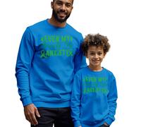 Felpa Maglione Uomo Bambini Anche La Mia Ansia Consapevolezza Salute...