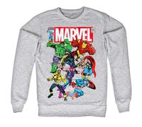 Felpa Marvel Comics Team-Up Heroes supereroi Sweatshirt maglione Uomo Hybris