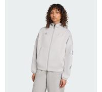 Adidas Mercedes-amg Petronas Formula One Team Silver Arrows Full Zip Sweatshirt Grigio M Donna