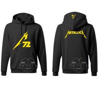 FELPA METALLICA CON CAPPUCCIO HOODIES HEAVY METAL ROCK BAND MUSIC M72