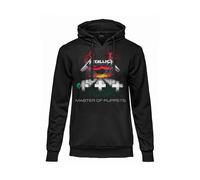 FELPA METALLICA Con Cappuccio ORIGINALE Adulto/a Rock Music Nuova CON ETICHETTA