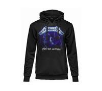 FELPA METALLICA RIDE... Con Cappuccio ORIGINALE Adulto/a Rock Music C/ ETICHETTA