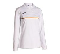 Felpa mezzo zip ragazza Joma Record III Blanc 11/12 anni