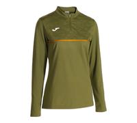 Joma Felpa da Corsa da Donna, 2XS-XL, Maniche Lunghe, con Fodera Termica e Mezza Zip, Ideale per l'allenamento all'aperto, Record III