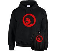 Felpa MILAN Viulenza Diego Abatantuono nera cappuccio o girocollo cult film