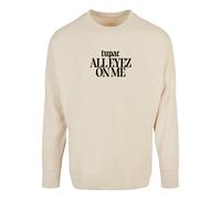 Felpa Mister Tee 2Pac All Eyez on me Blanc M