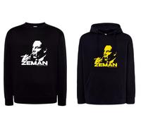 Felpa Mister Zdenek Zeman 433 Nera con cappuccio o girocollo Allenatore Foggia