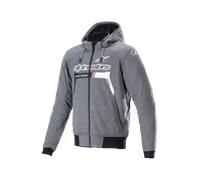 Felpa Moto Alpinestars Chrome Ignition Grigio/Bianco4XL Grigio,Bianco