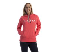 Klim Petrol Felpa con cappuccio da donna, rosso, taglia XS per donne
