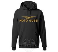 FELPA MOTO GUZZI CON CAPPUCCIO HOODIES MOTO MOTOGP ENDURO CROSS