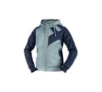 IXS Rapid 1.0 Felpa con cappuccio e zip da moto, blu/grigio, Taglia 2XL