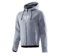 Felpa Moto Uomo Dainese BOVISA con protezioni Grey-Melange/Black
