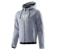 Felpa Moto Uomo Dainese BOVISA con protezioni Grey-Melange/Black Taglia:48
