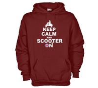 Felpa Motors KSC35 Keep calm and Scooter on Motoscooter Motori Moto