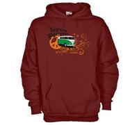 Felpa Motors KV17 Love Power pulmino hippie figli dei fiori Peace