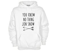 Felpa Movie KJ772 You Know nothing Jon Snow Game of Thrones
