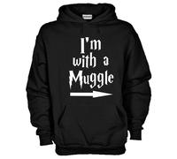 Felpa Movie KJ794 I'm with a Muggle Sono con un Babbano Insp.Harry Potter