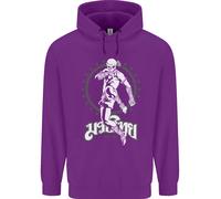 Felpa Muay Thai Skeleton Mma Mixed Martial Arts Uomo