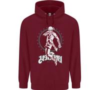 Felpa Muay Thai Skeleton Mma Mixed Martial Arts Uomo