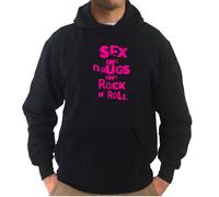 Felpa Music KJ25 Sex and Drugs and Rock n' Roll