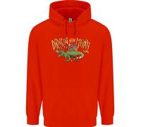 Felpa Natale Divertente T-Rex Bevi Mangia Buon Natale Uomo