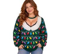 Felpa natalizia da donna, design accogliente e chic | La felpa natalizia da donna offre il massimo comfort ed estetica chic, essenziale per migliorare la vestibilità.