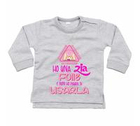 Felpa neonata attenzione ho una zia folle e non ho paura di usarla