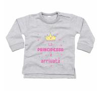 Felpa neonata la principessa è arrivata